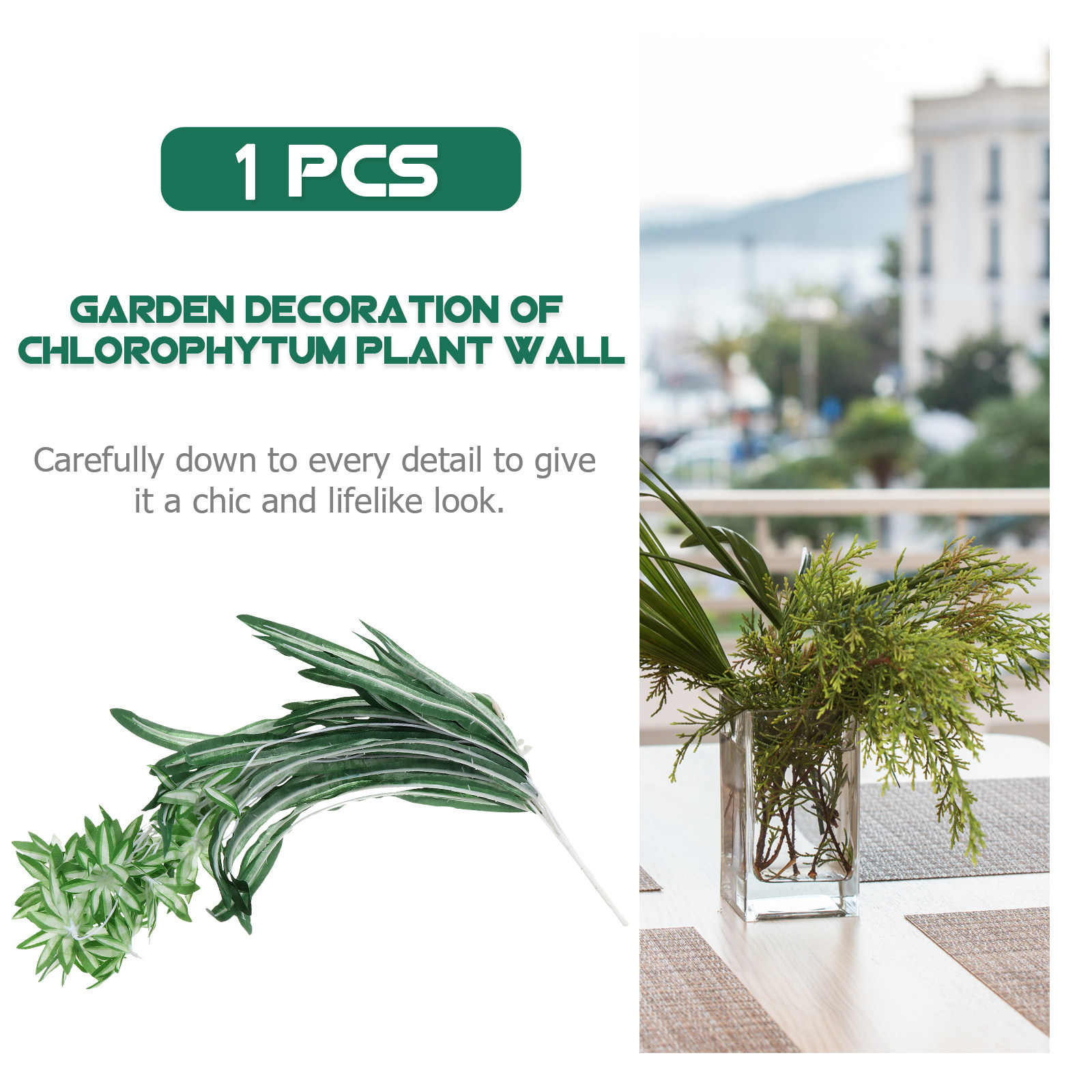 1Pcs Artificial Chlorophytum P - Spider Plant Hanging review and price