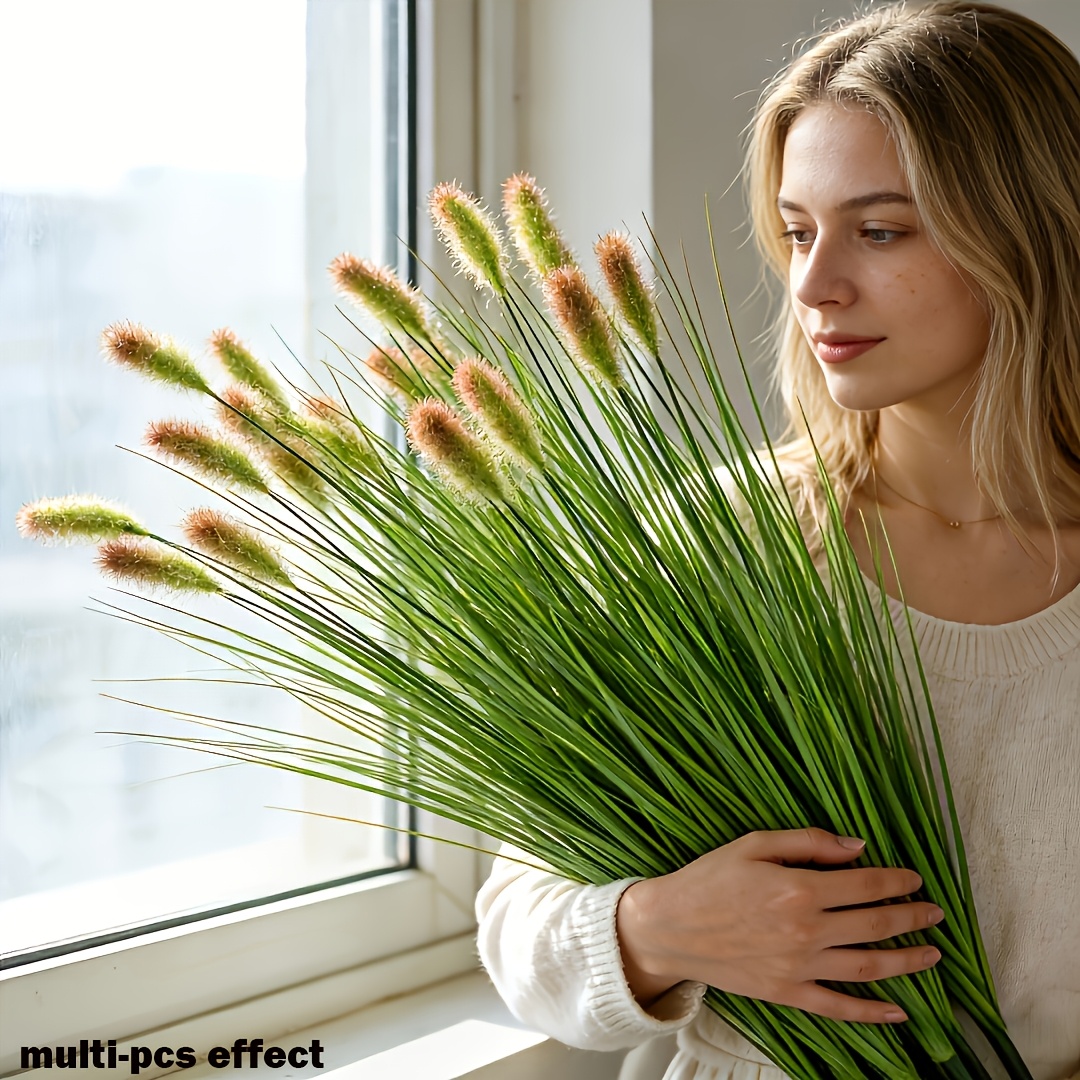 8pc Artificial Plants Dog Tail - Dracaena Marginata review and price